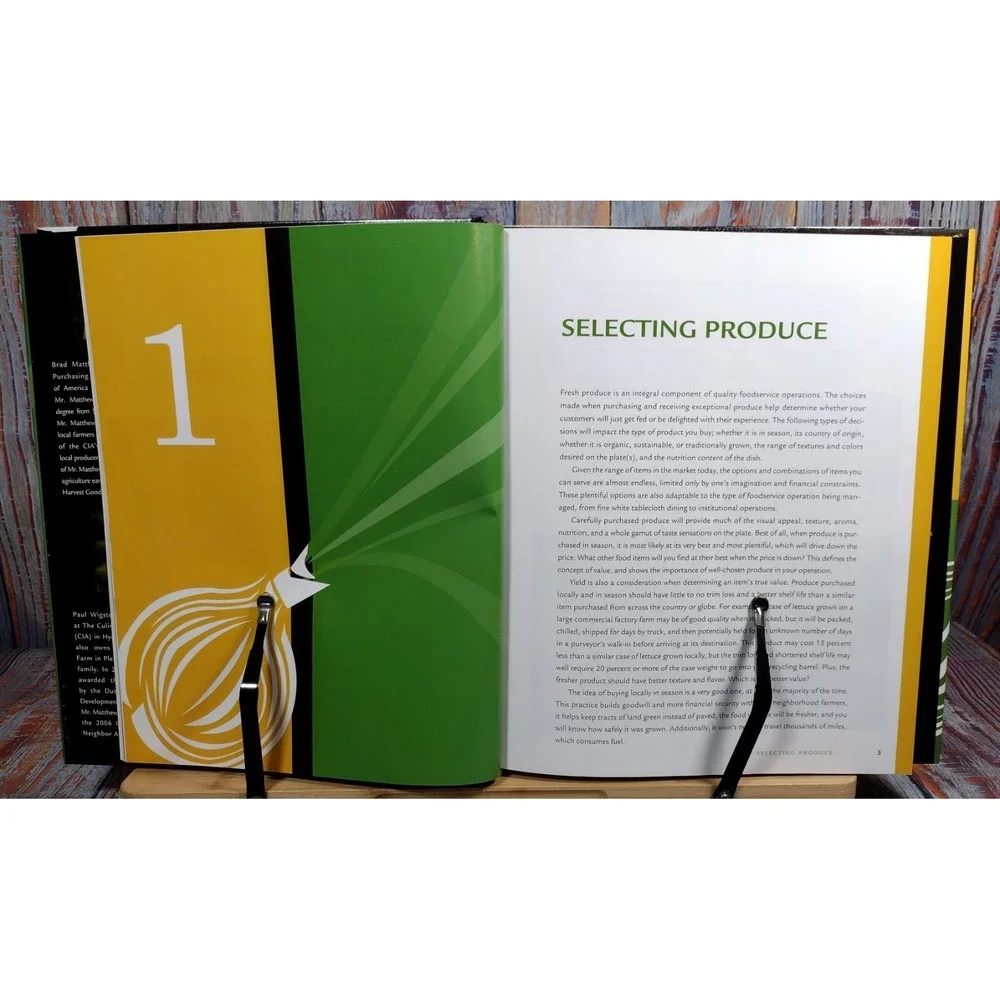 Produce by Brad Matthews & Paul Wigsten Culinary Institute of America (2011, Har